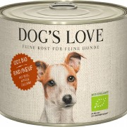 Bio Rind mit Reis Apfel Zucchini 200g Hund Nassfutter Dog