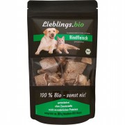 Bio Rindfleisch 50g Hund Snack Lieblings.bio